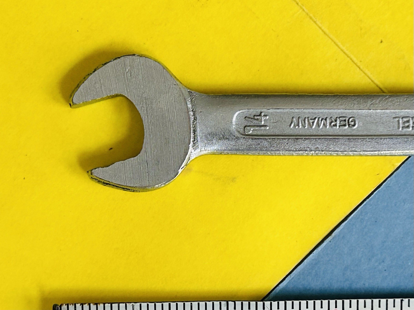 Vtg 1964-73 PORSCHE DROP FORGED STEEL OPEN END WRENCH 14 x 15 mm 356 911 Germany