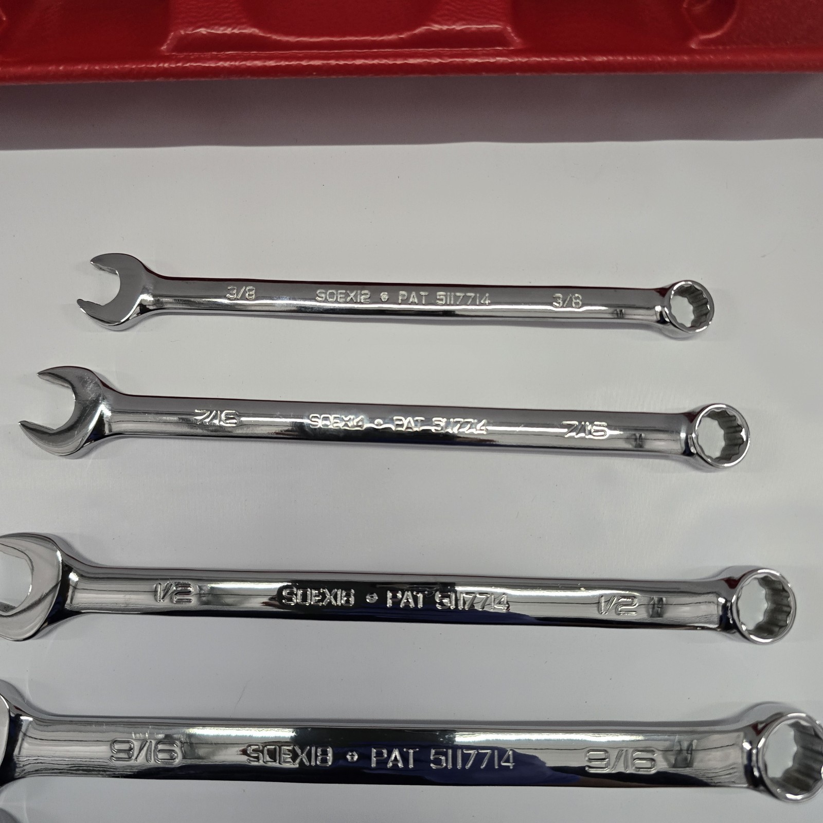 Snap-on OSH707B 6 Point Combination Wrench Set 7-Piece 3/8″-3/4″