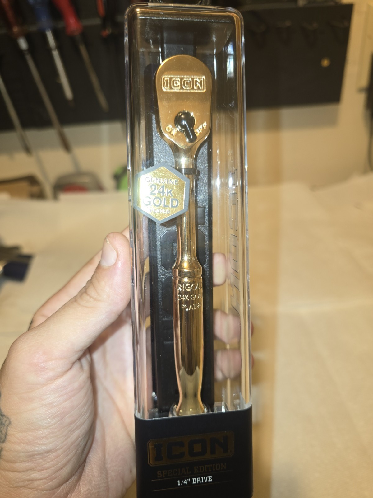 1/4 Ratchet 24k Gold