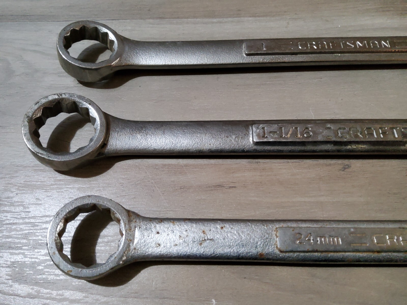 Craftsman USA Combination 12pt Wrench Set 24mm 42923 1»44705 1 1/16th 44706