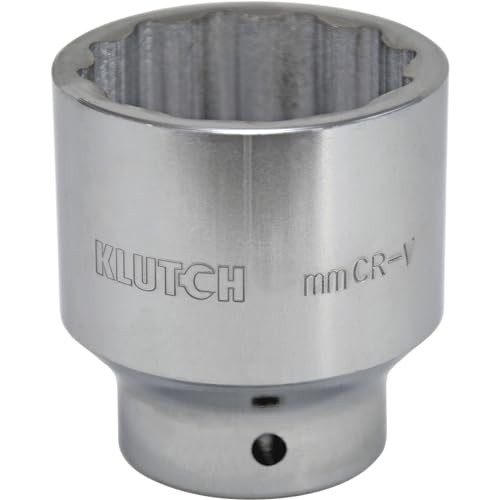 Klutch Jumbo Socket, Metric, 55mm, 3/4in.-Drive, 12-Pt.