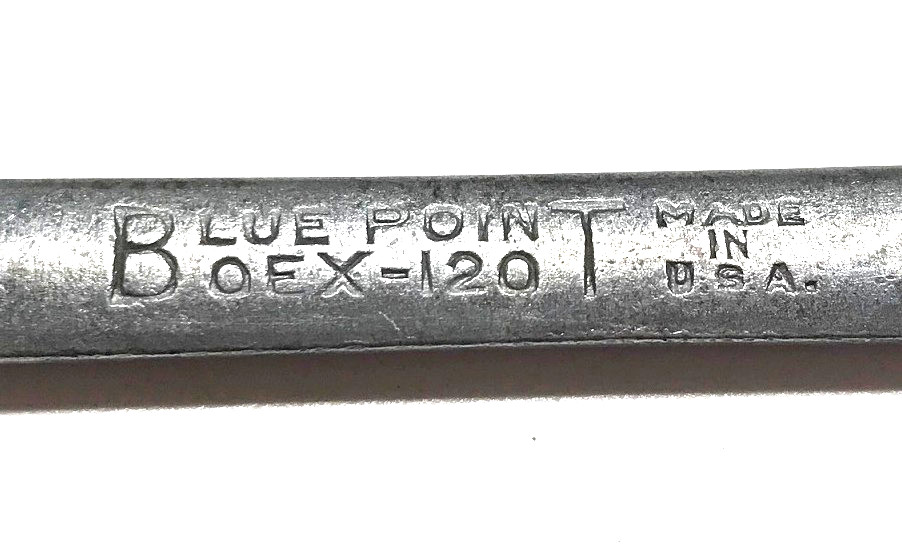 Vintage Blue Point/Snap On OEX 120 3/8” Combination Wrench made in USA