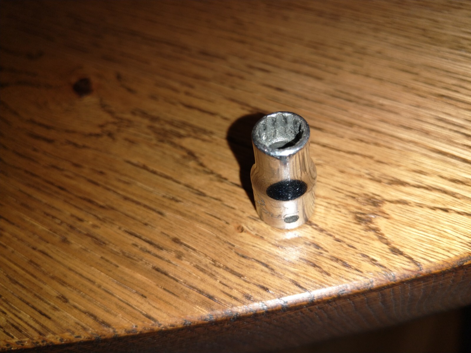Snap-on USA TMD8 1/4” Drive 12 Point SAE 1/4” Flank Drive Shallow Socket
