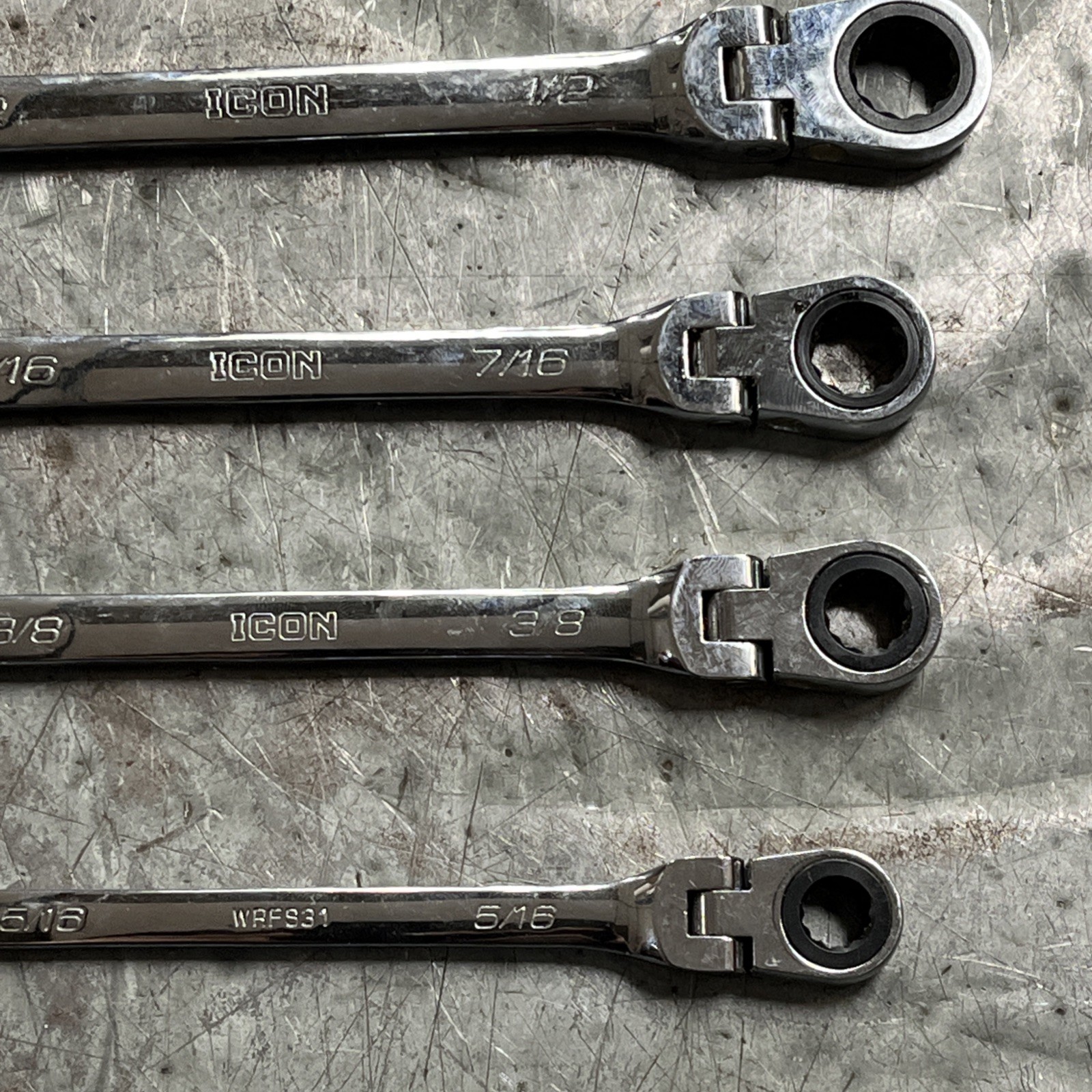 ICON FLEX 8PC HEAD RATCHETING WRENCH SET | FREE SHIPPING!