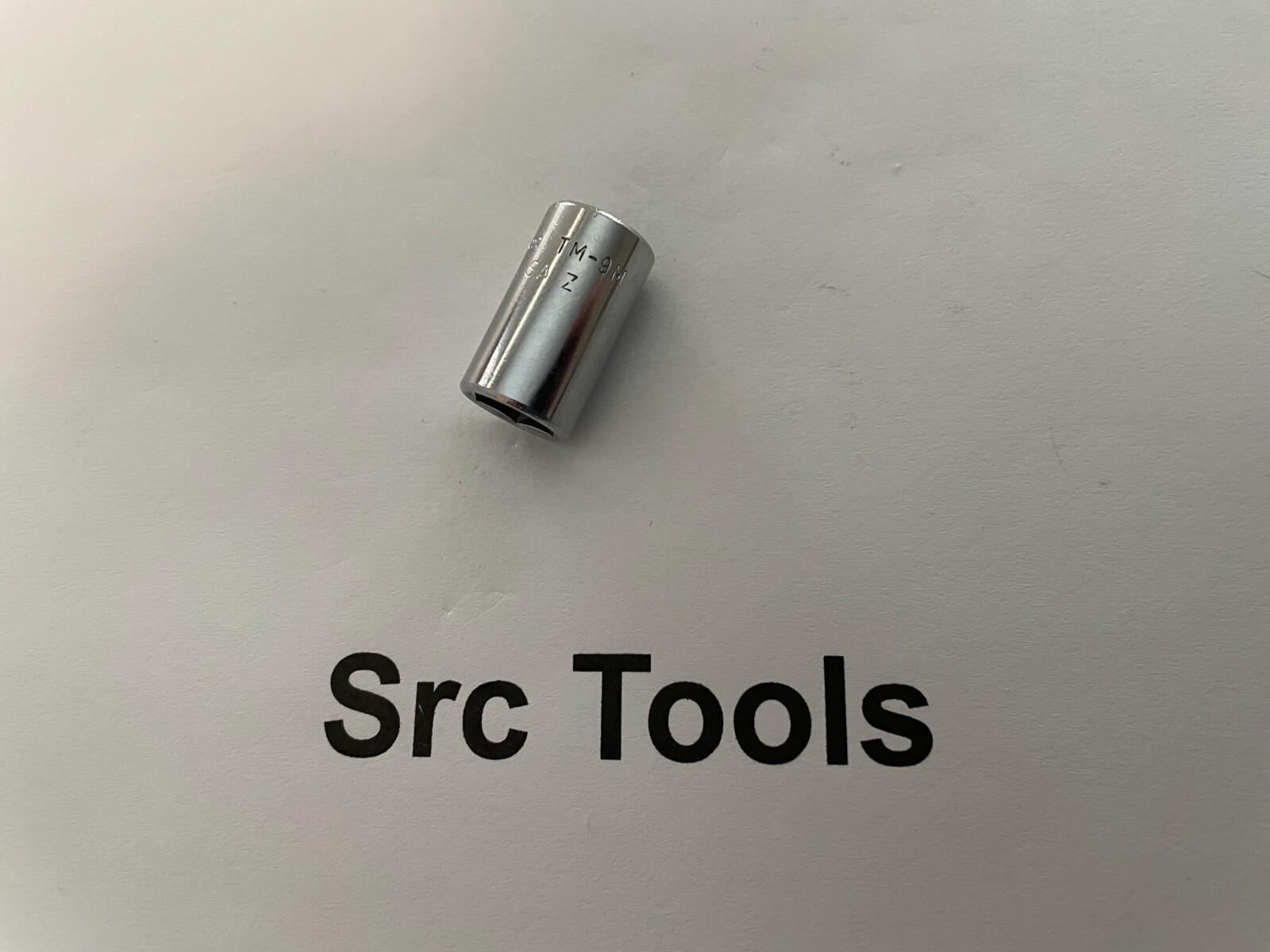 *RARE* Snap-on Tools USA 1/4″ Drive 9mm Metric 6pt Shallow Chrome Socket TM-9M