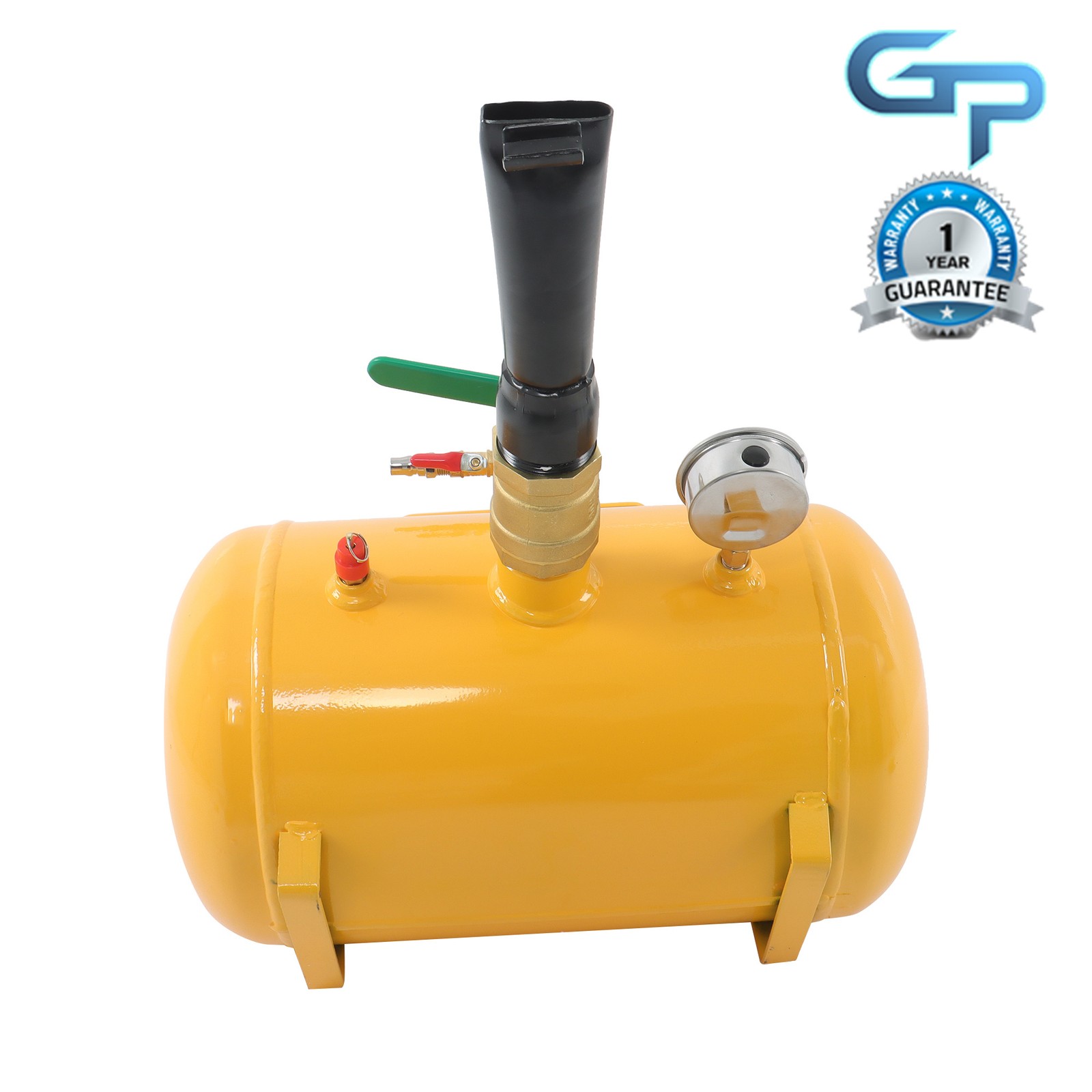Yellow 5 Gallon Heavy Duty Air Tire Bead Seater Blaster Seating Tool 145 PSI