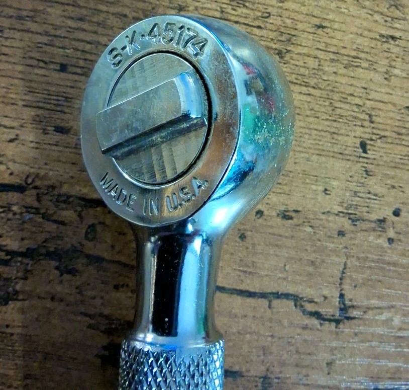 SK S-K TOOLS 3/8″ Dr. 4.8” RATCHET STUBBY # 45174 MADE IN USA