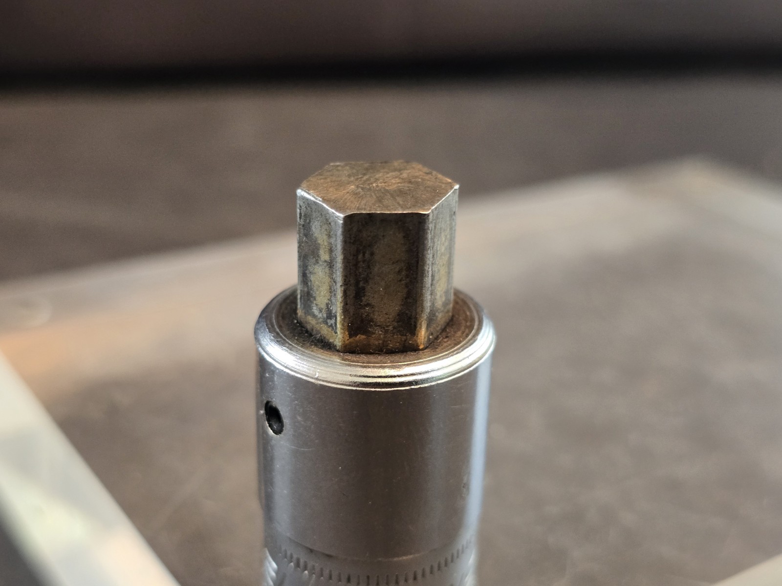 Snap-on 3/8″ Drive 12mm Hex Head Socket FAM12 USA 1991