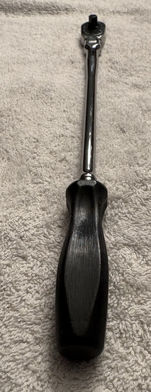 Snap On 1/4” Drive Flex Head Extra Long Hard Handle Ratchet