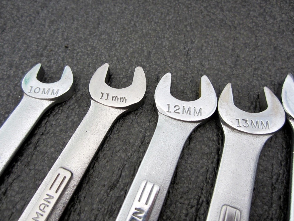 Vintage Craftsman 12pc Metric Combination Wrench Set 10 to 22 Made in USA