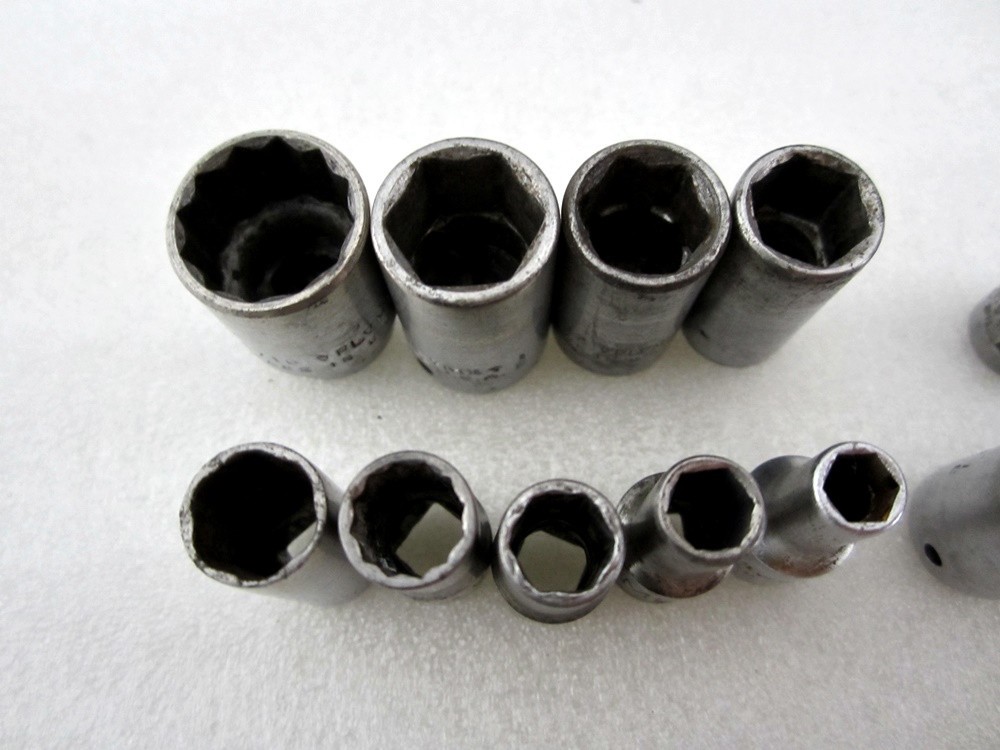 Vintage Plomb 1/4″ Drive SAE Socket Set Sliding T & Case Made in USA