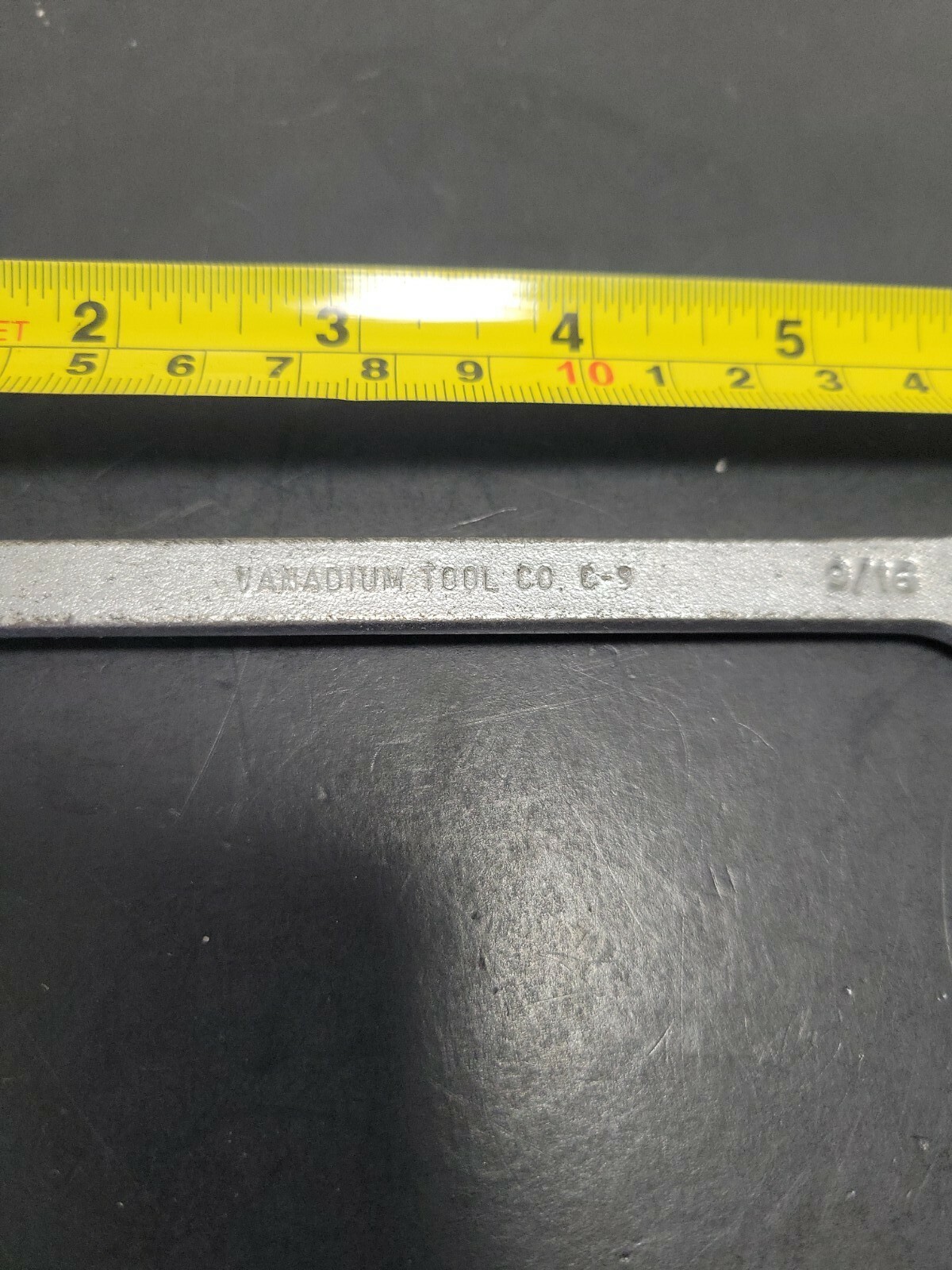 Vanadium Tool CO. Combination Wrench 9/16″ SAE C-9 12 Point Open-Ring Spanner