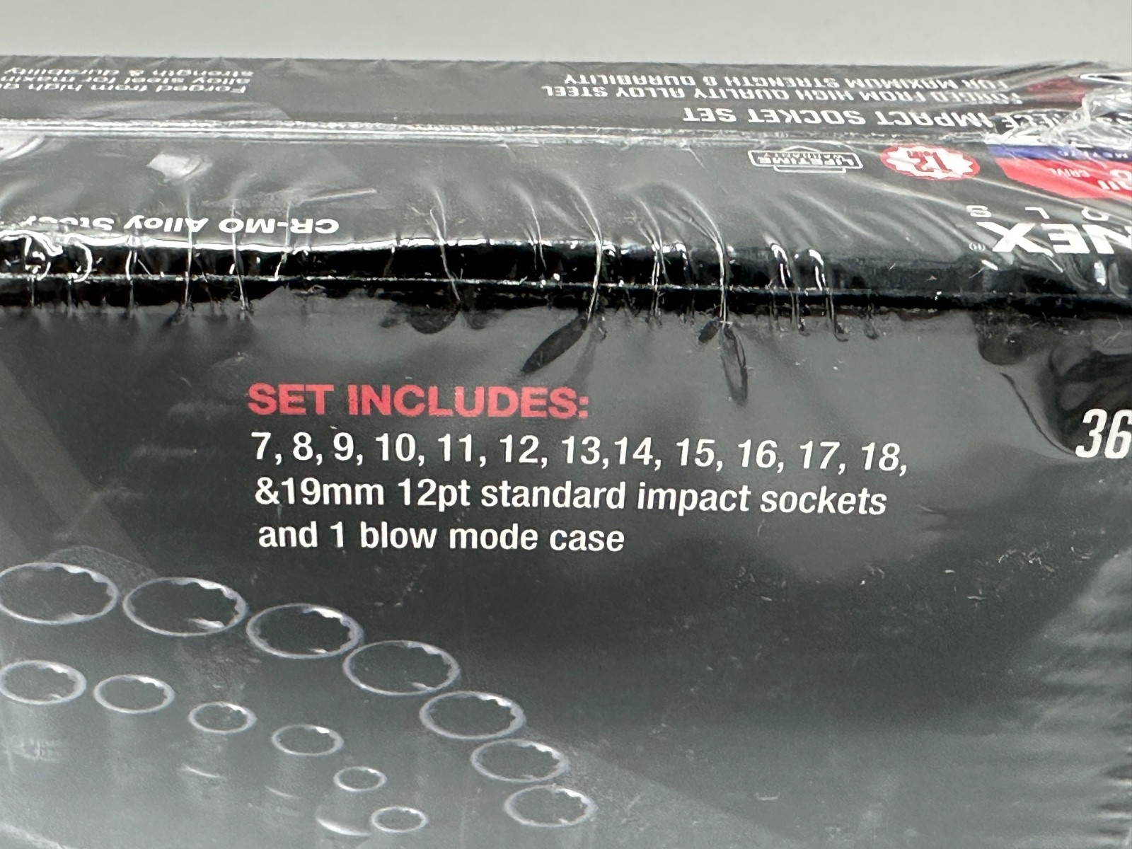Sunex Tools 3675 13 Piece 7-19Mm 12 Point Set 3/8″ Drive