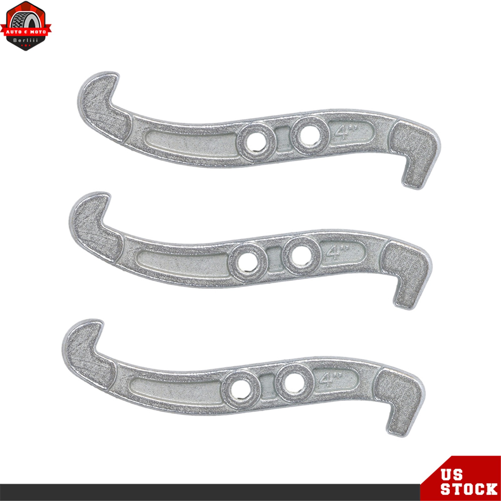 Gear Puller Set 3″ 4″ 6″ 8″ 3-Jaw Bearing Puller Wheel Gear Pulley 4 Pcs