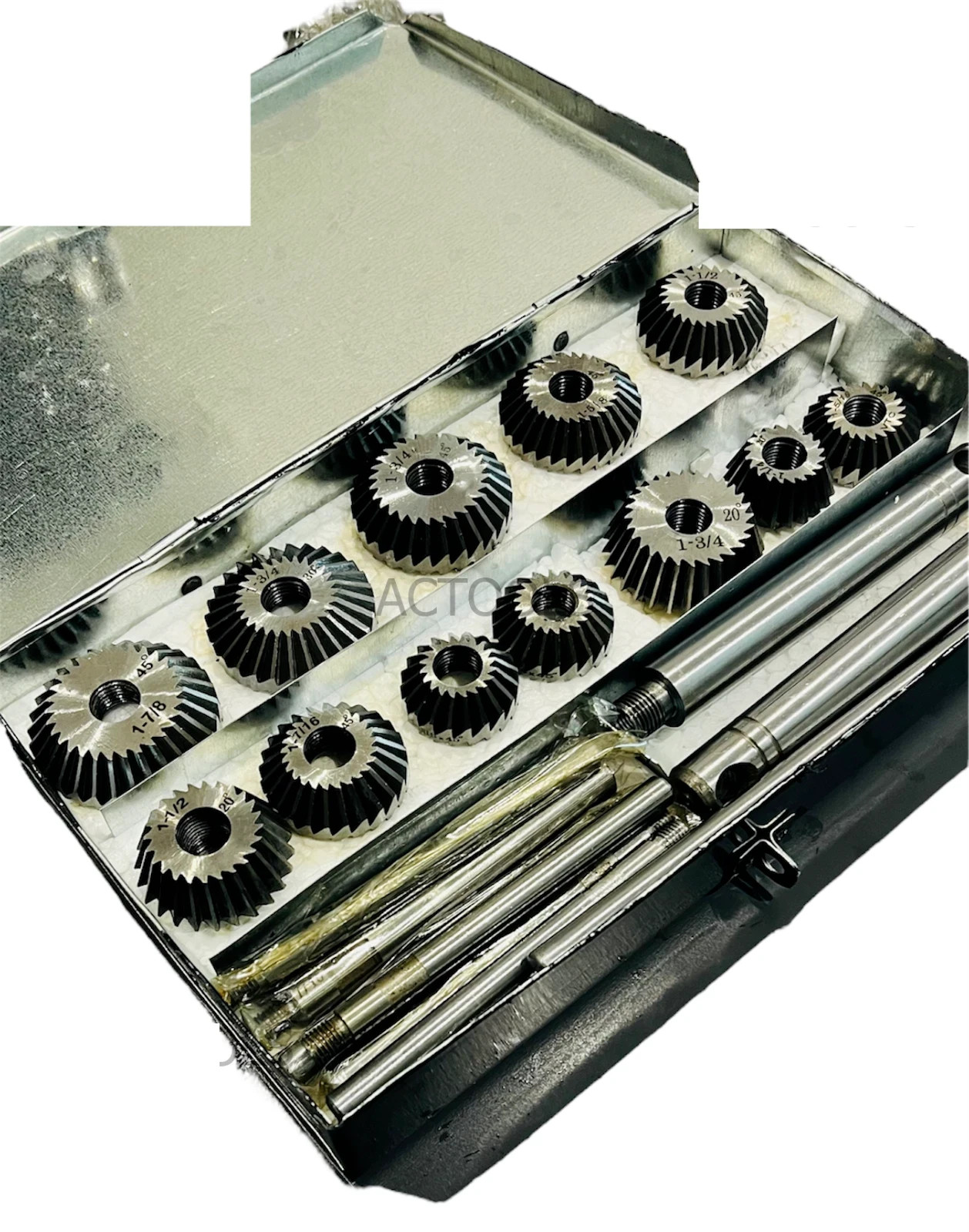 12 Piece Valve Seat & Face Cutter Set Of 12 Pcs Carbon Steel