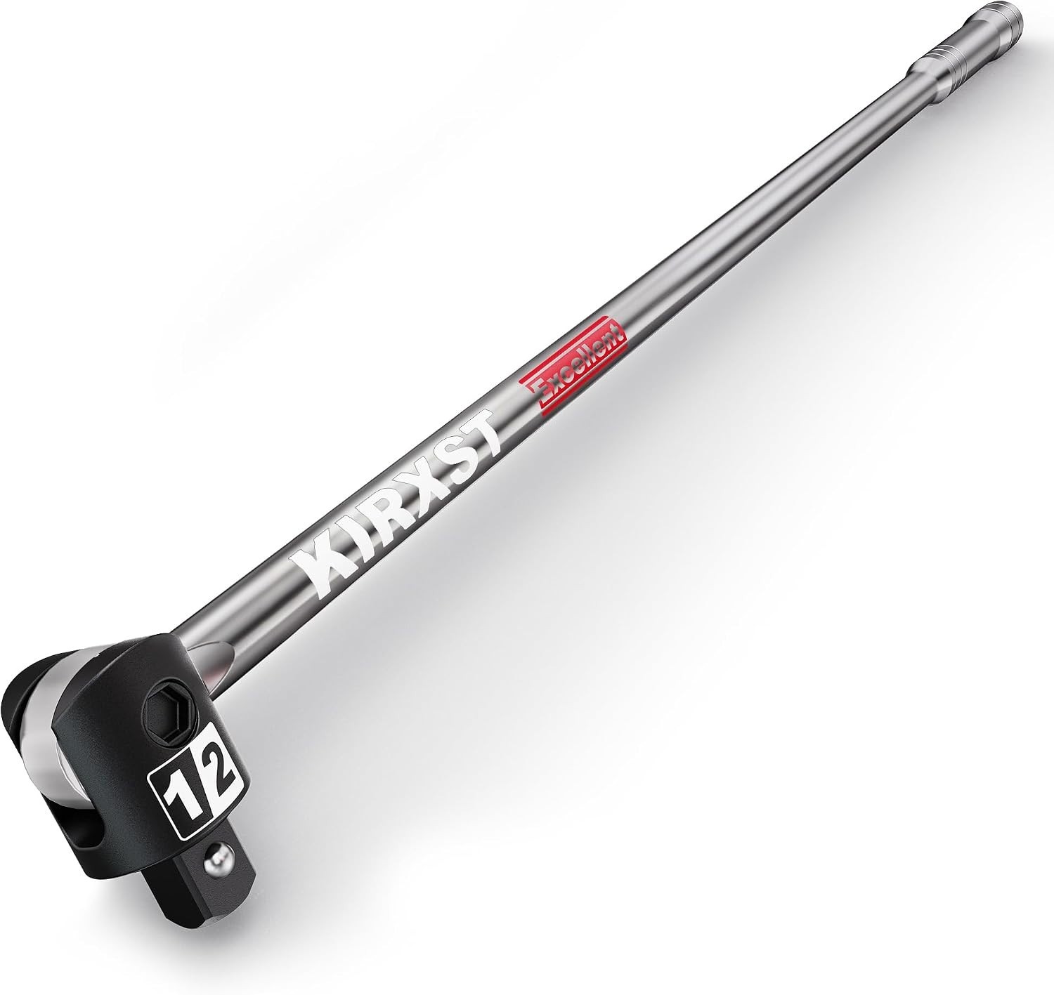 25-Inch Heavy Duty Breaker Bar with 250° Rotatable Head for Mechanical Mastery
