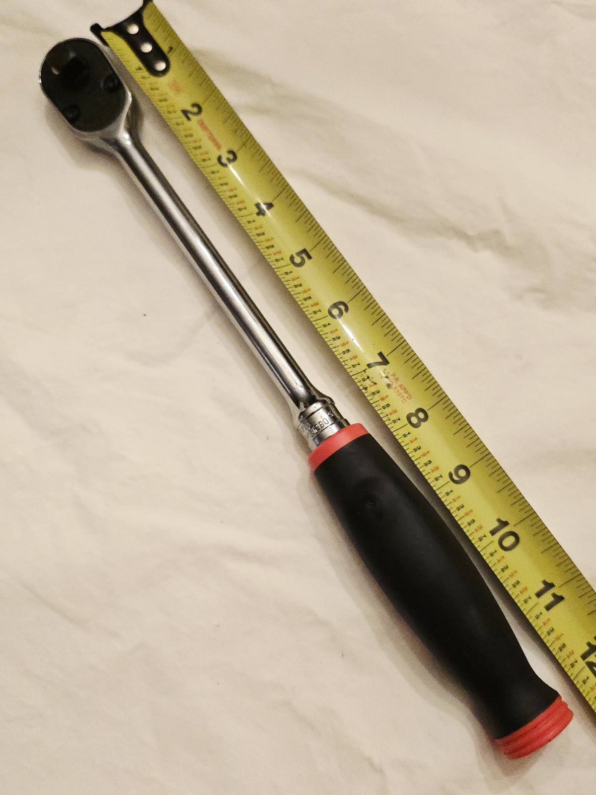 Snap-on FHL80 3/8″ Drive Dual 80 Long Soft Grip Ratchet Red NEW!
