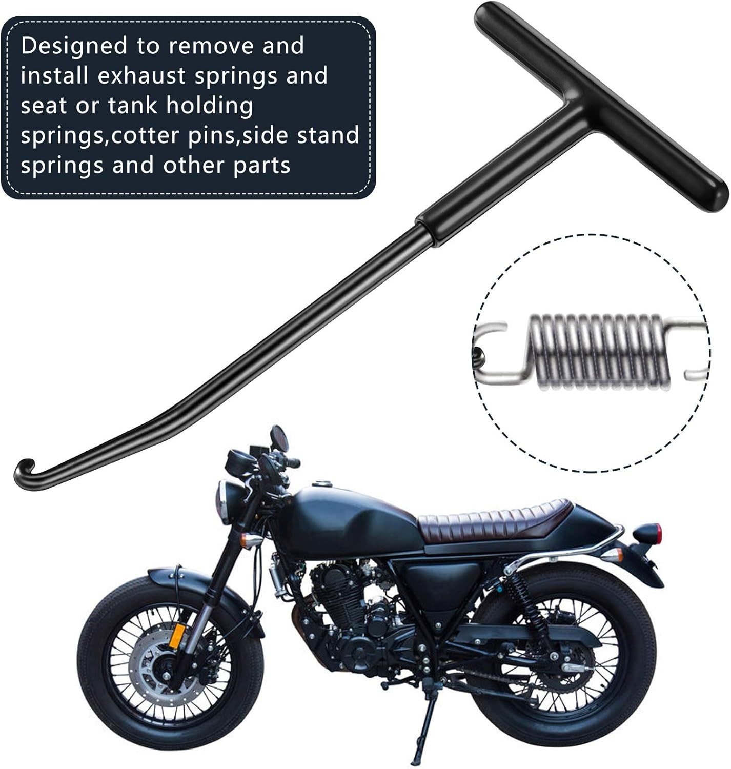 Lightweight 2-Piece Exhaust Tool Set for Convenient Auto Maintenance