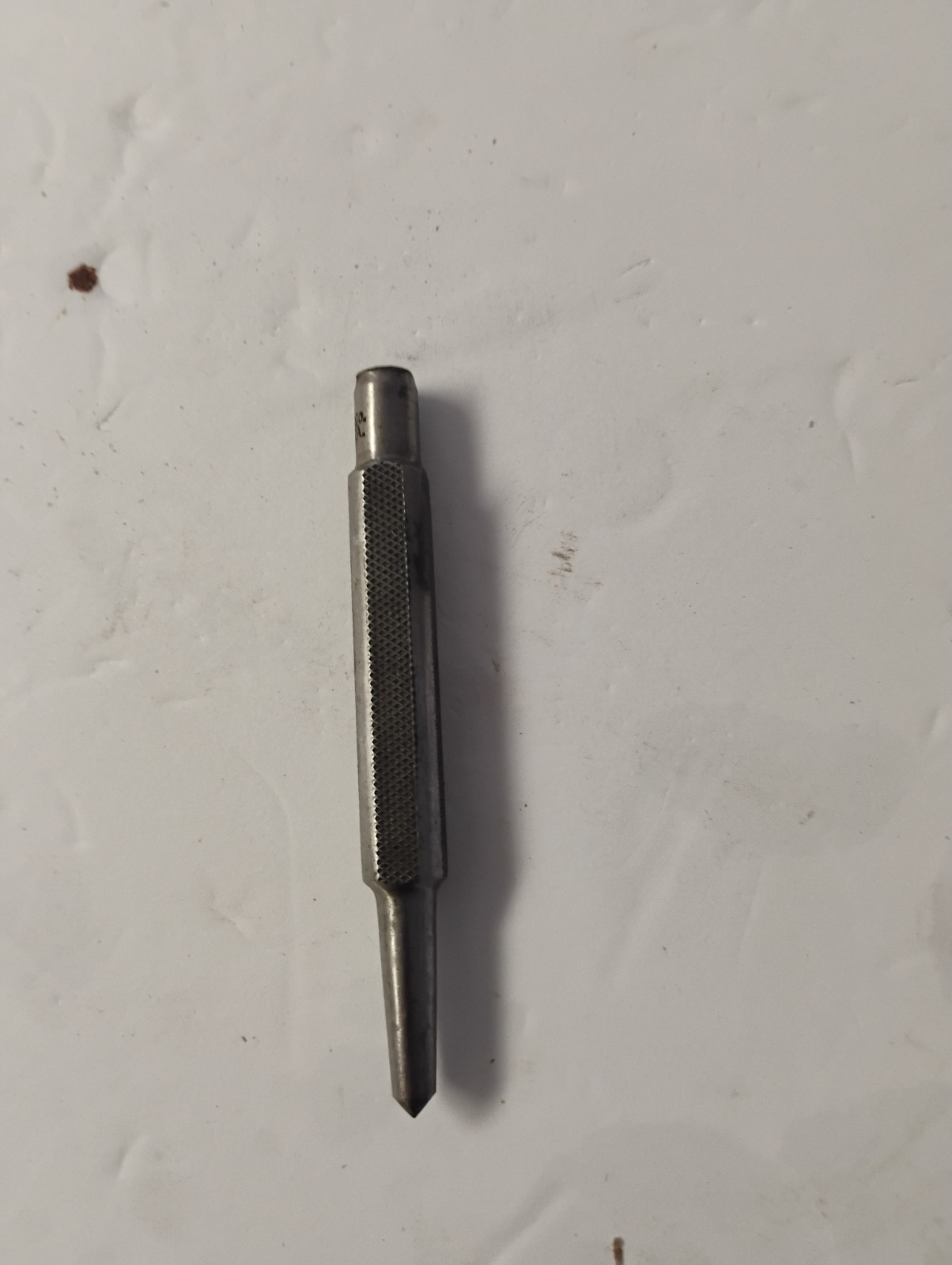 L. S. Starrett 1/4” Center Punch Square Shank 4″ Long USA