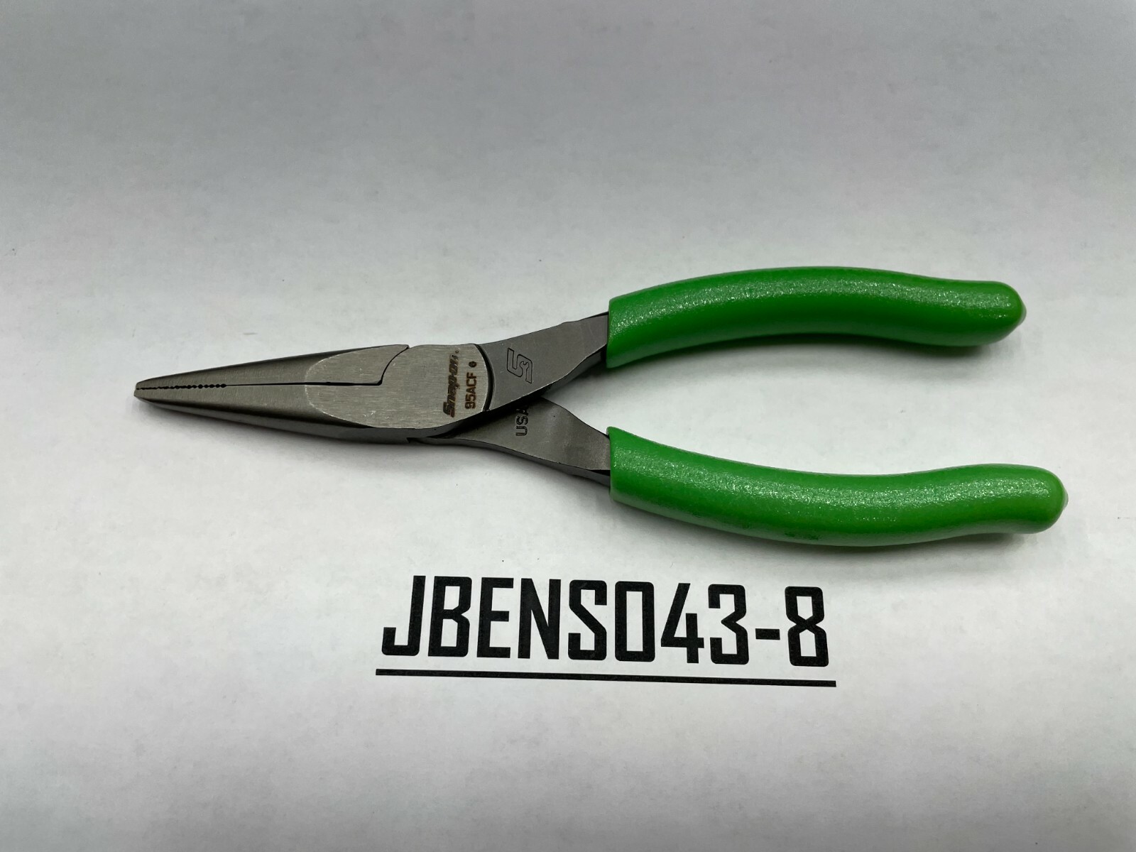 Snap-on Tools USA NEW GREEN 6″ Soft Grip Needle Nose Pliers 95ACFG