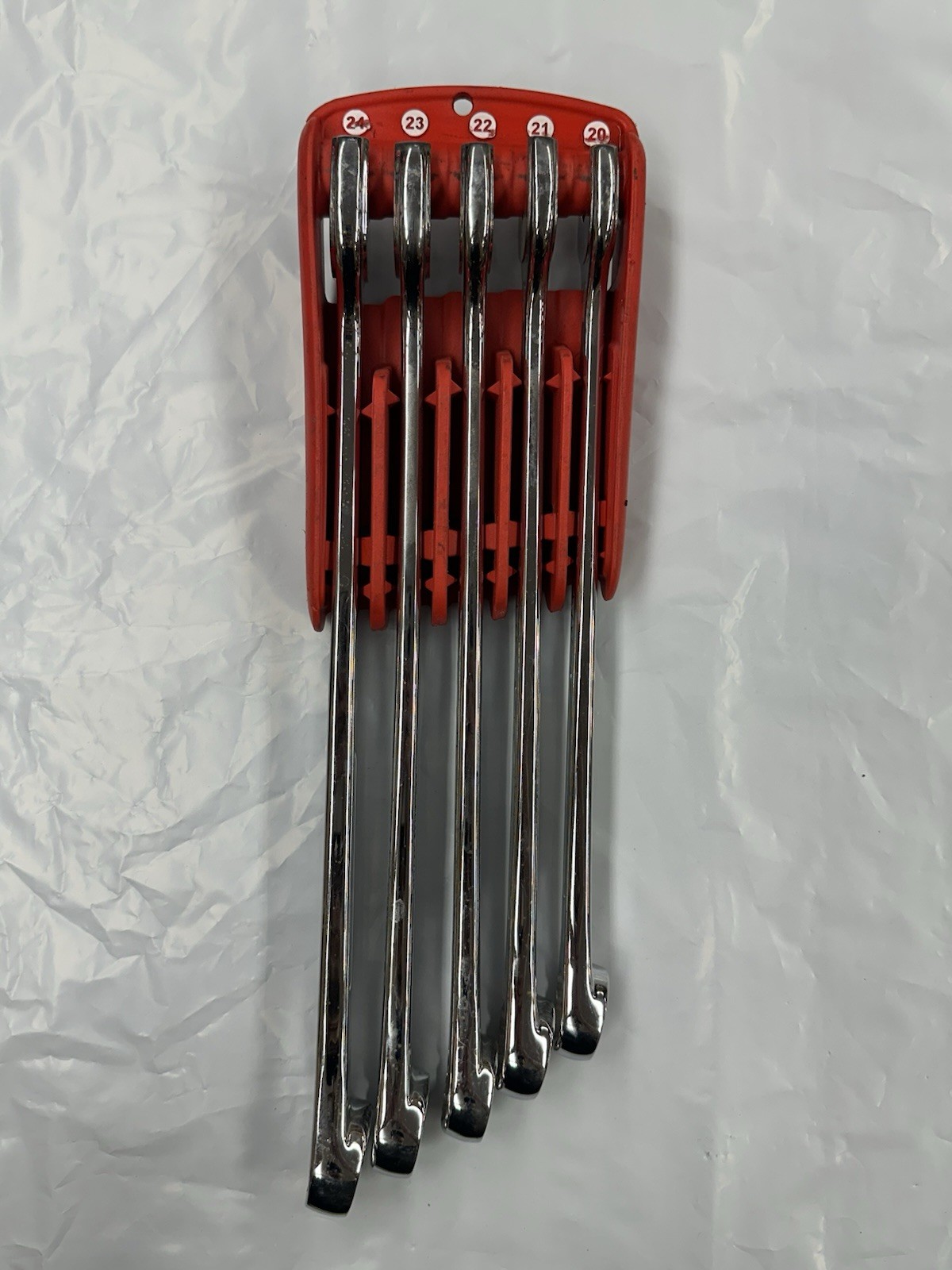 MAC Tools 5 Piece 12 Point Metric Combination Wrench Set Used -Free Ship!