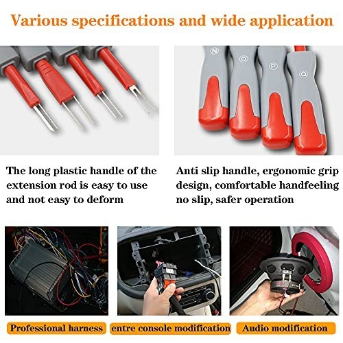 Terminal Removal Tool Kit 26PCS Automotive Depinning Tool Set Pin Removal for