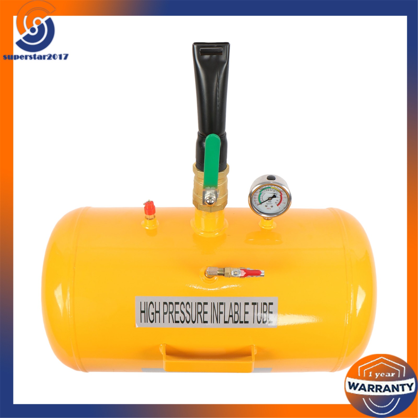 10 Gallon Air Tire Bead Seater 145PSI Blaster Tool Seating Inflator Truck ATV