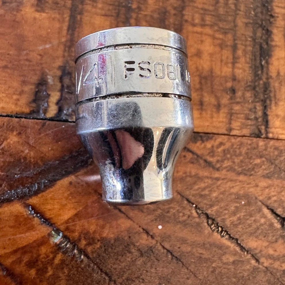 Snap On Tools FS081 3/8″ Drive 6pt Shallow Socket USA