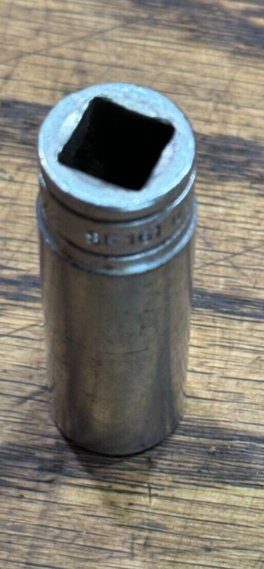 Snap On 3/8″ Drive 1/2″ 12 PT Deep Chrome Socket ~ SF 161 ~ Snap-on Tools