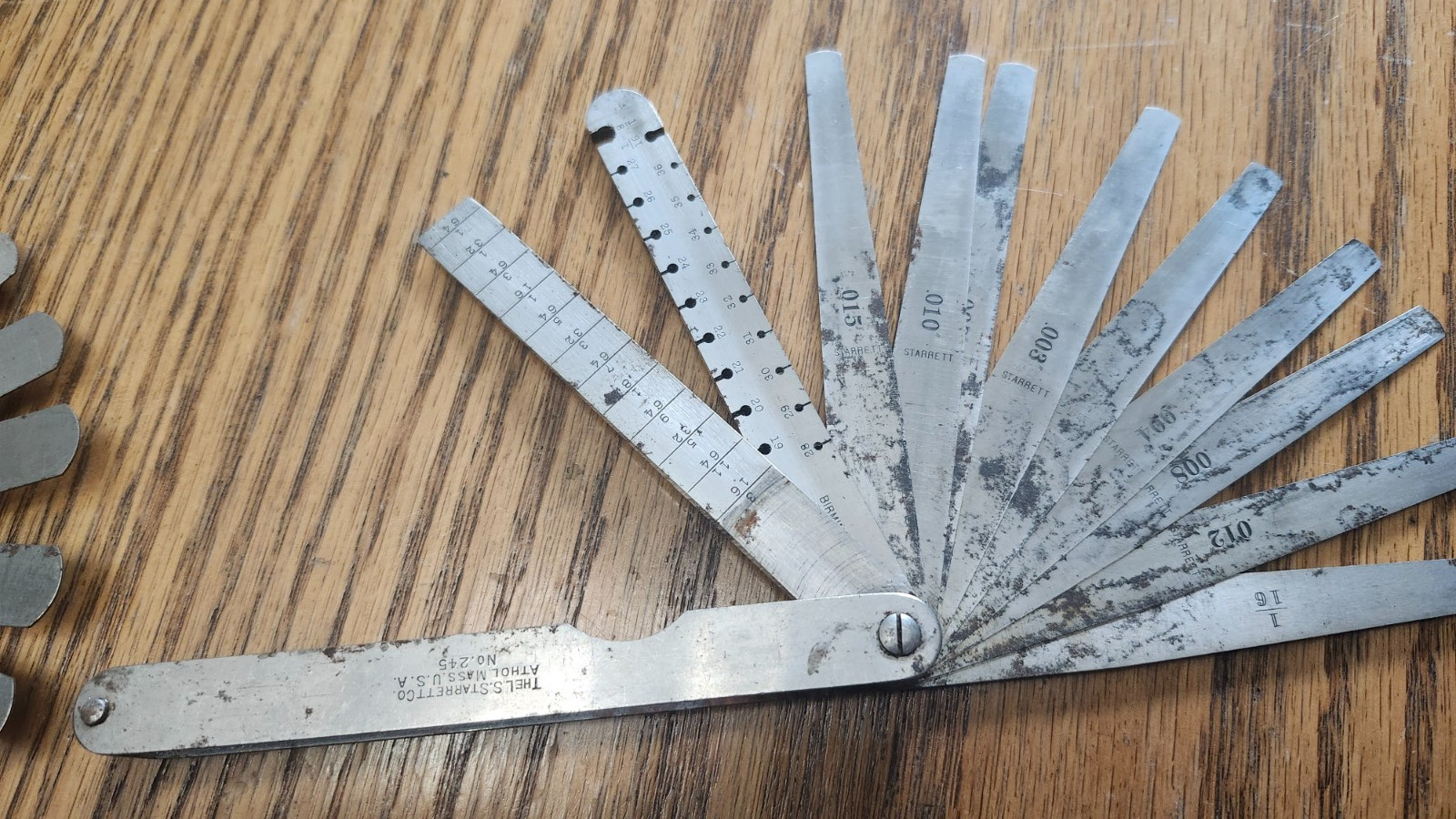 Lot (15) Machinist FEELER GAUGE SET – Screw Thread Pitch Gage Measuring tools