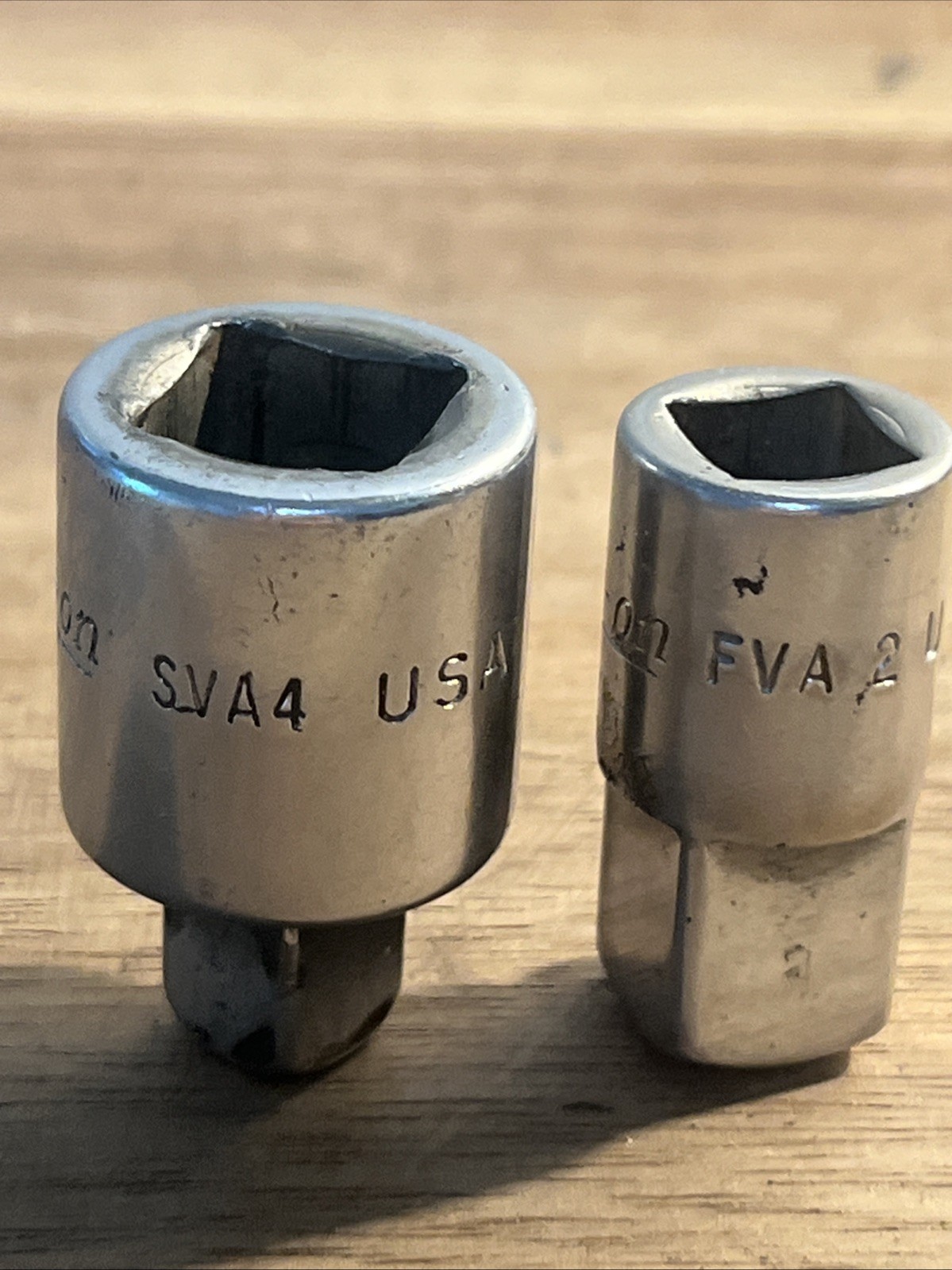 Snap On Tools FVA2 & SVA4 Adapters 3/8″ To 1/2″ & 1/2″ To 3/8″