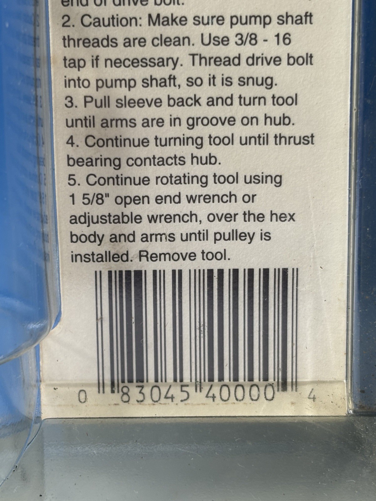 Lisle 40000 Pulley Remover/Installer – Power Steering, Alternator, Air Pump