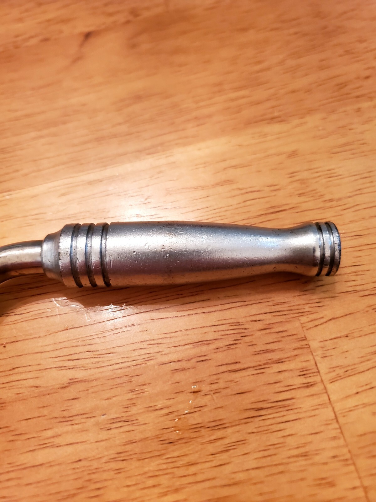 Snap On Vintage 18″ Long Chrome 3/8″ DriveSpeeder Handle Wrench USA F-4-L