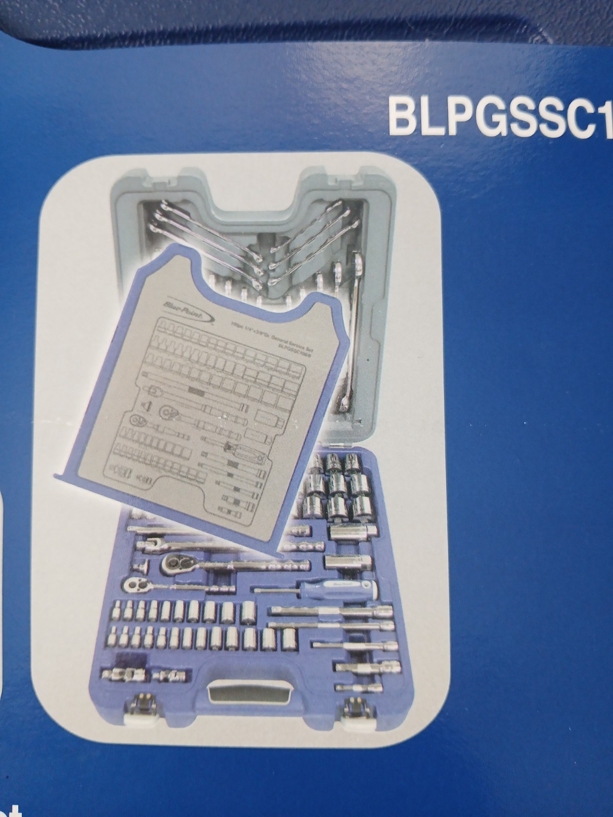 100 Piece Set 1/4 + 3/8 Dr. General Service Set Brand New