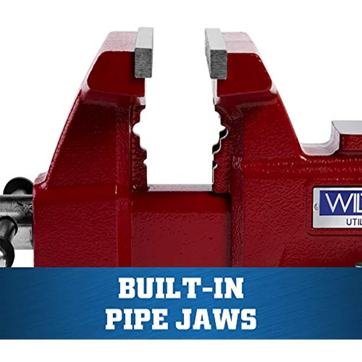 Wilton 676U Utility Bench Vise, 6-1/2” Jaw Width, 6″ Jaw Opening (28820)