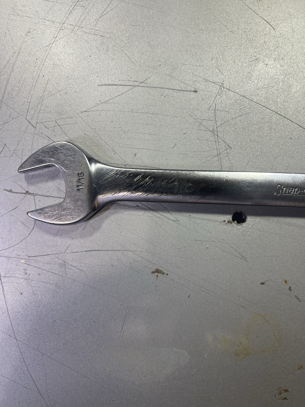 Snap On / Snap-On Tools USA 11/16 SAE Combination Wrench OEX22 Pat 3273430