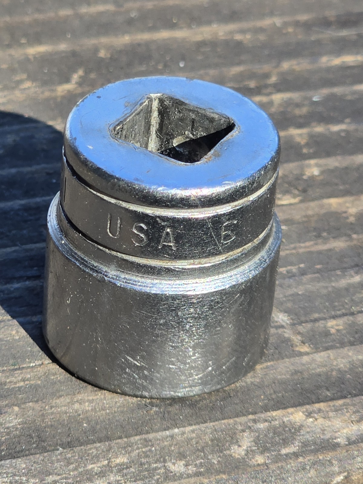 Snap-On FS-241 3/4″ Shallow SAE 6 Point 3/8 Drive VINTAGE 1956