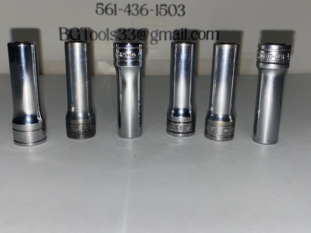 Snap-On SFS121 3/8″ Drive 6-Point SAE 3/8″ Flank Drive® Deep Socket