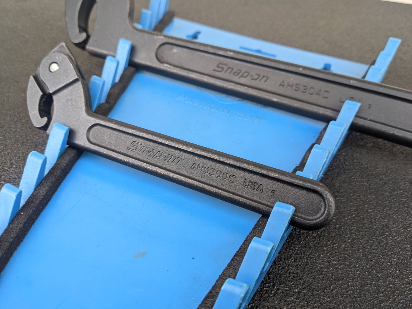 #bn399 Snap-on USA NEW 3/4″ to 4-3/4″ Adjustable Hook Wrenches AHS300C AHS304C