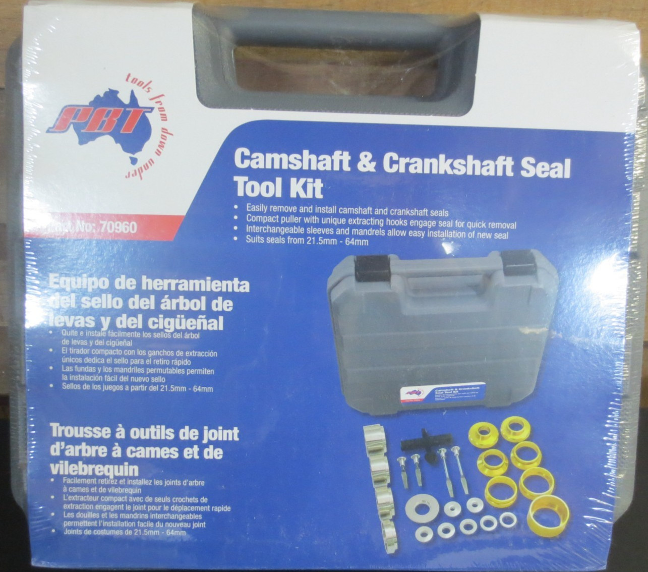 Crankshaft & Camshaft Seal Tool Kit PBT – 70960