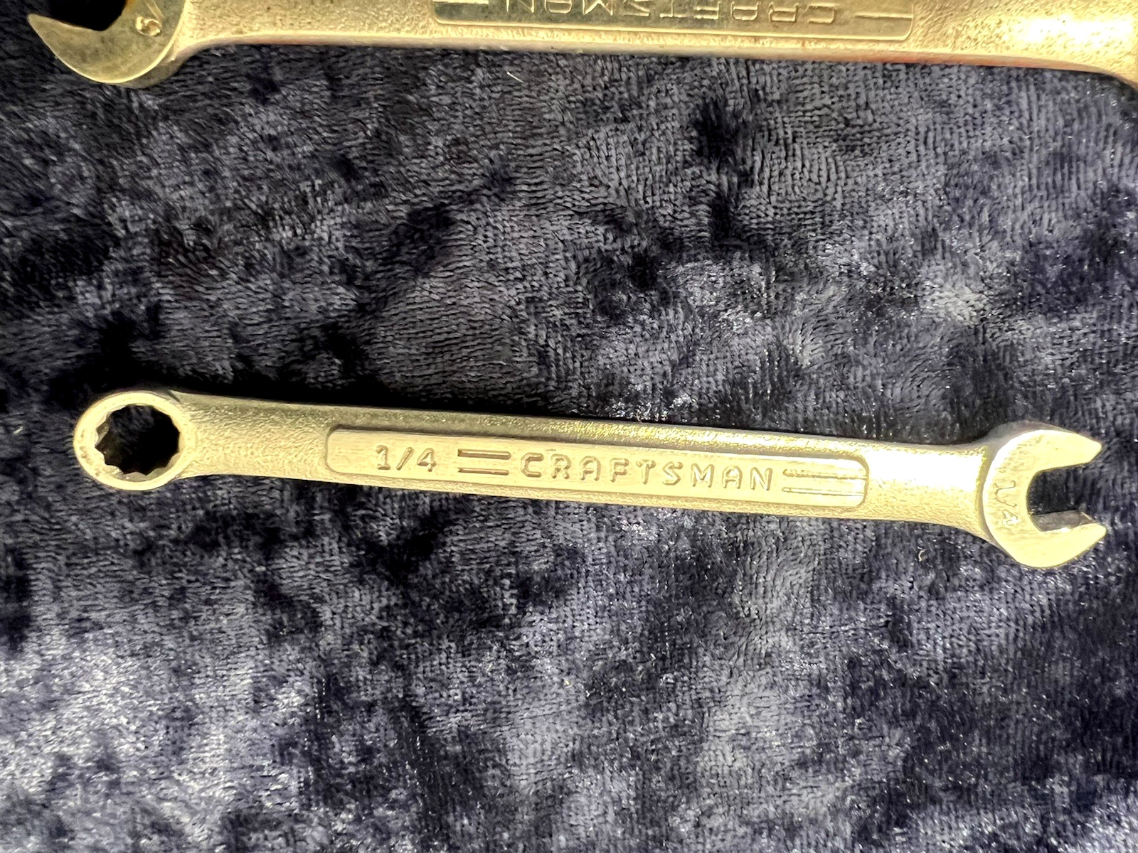 Craftsman 13/64″ x 7/32″ Combination Wrench -V- ASST SMALL WRENCHES + wizard