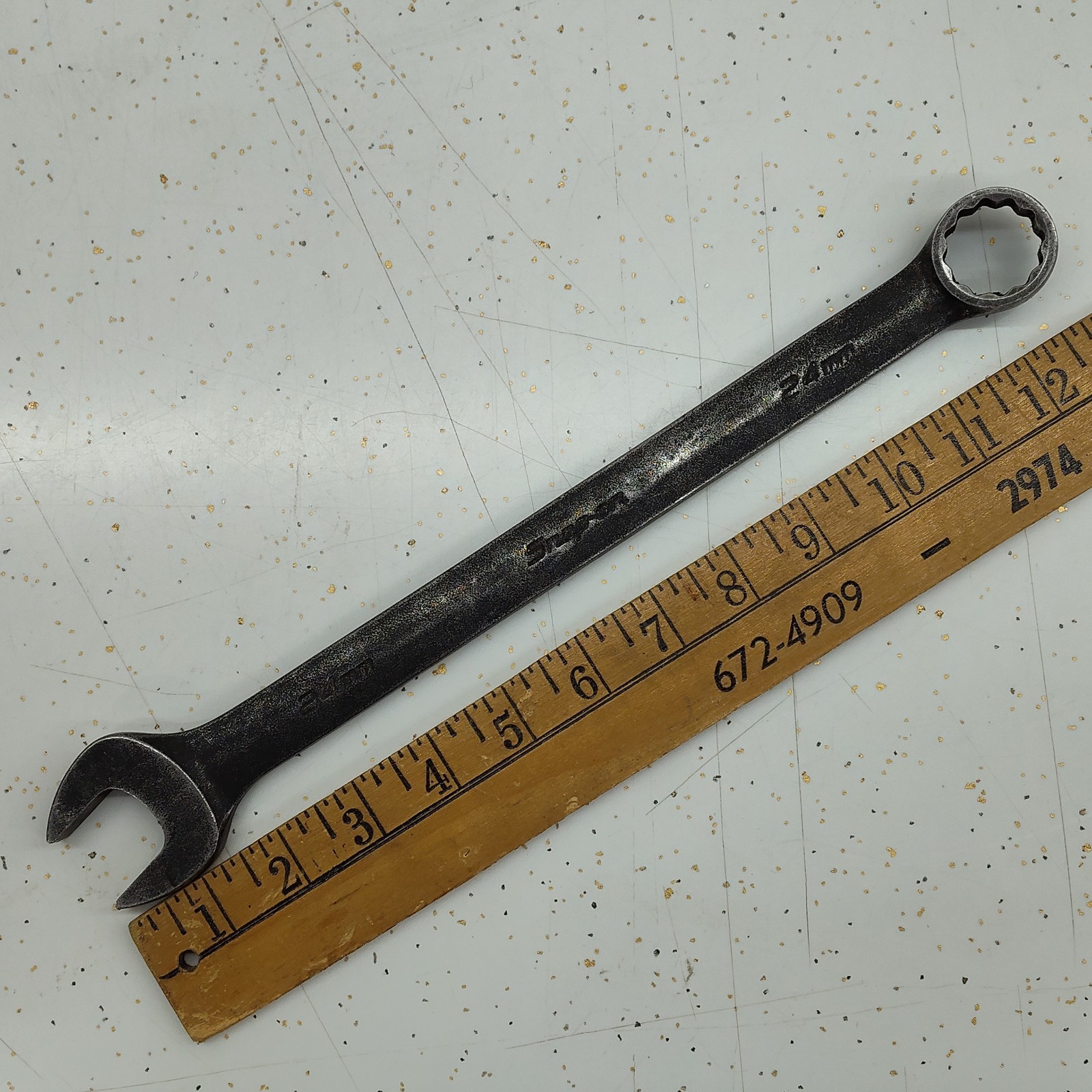 Snap on 24mm Combination Wrench GOEXM240B Industrial Finish