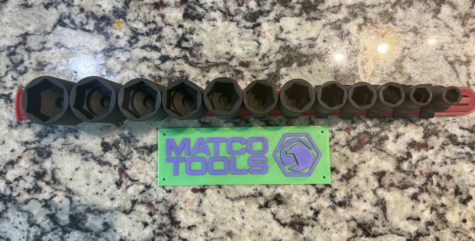Matco Tools SBIP126V 12-Pc 3/8″ Drive SAE 6-Point ADV Impact Socket Set 5/16″-1″