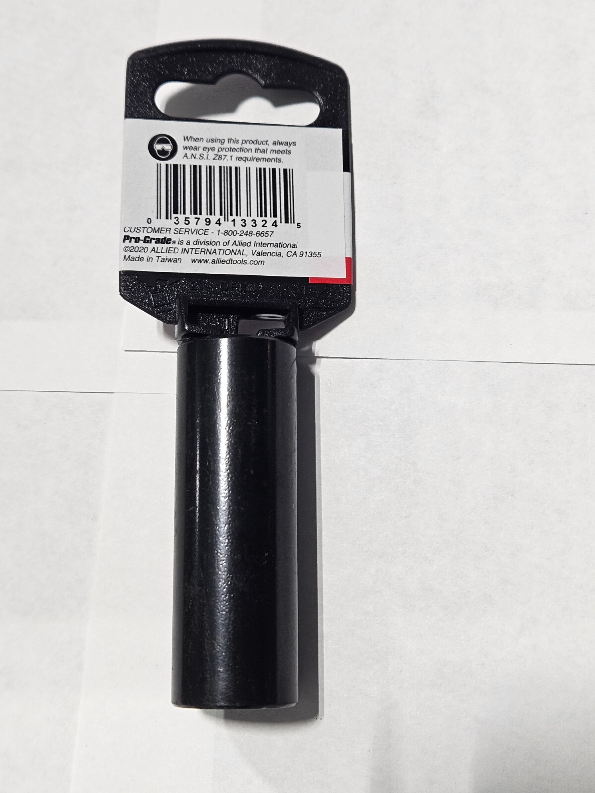 9/16″ Deep Impact Socket, 6 Point, 3/8″ Drive, Pro-Grade 13324 9/16in SAE 6PT DR