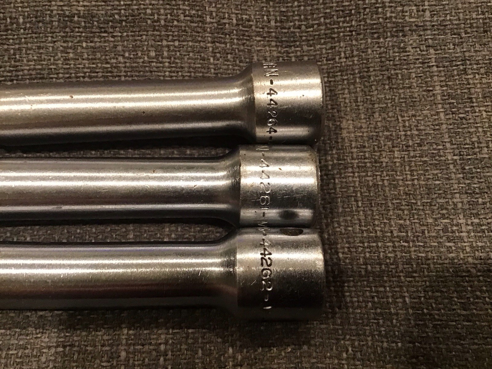 Craftsman USA 3/8” Drive Extension Set 3” 6” 10” -V- 44264, 44261, 44262