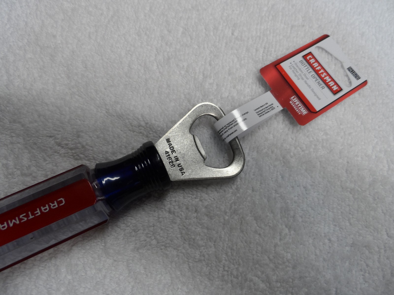 Craftsman Screwdriver-Handle Bottle Opener, made in USA – Part # 41626