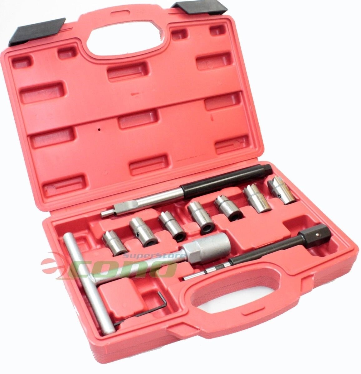 11pc Diesel Injector Seat Cutter Set BMW Mercedes-Benz PSA Renault Ford Bosch