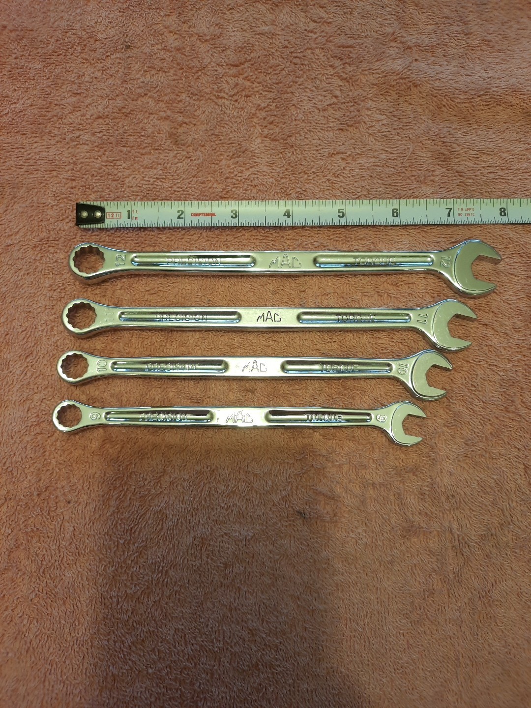 Mac Tools Precision Torque 9 Mm 10 Mm 11 Mm And 12 Mm Combination Wrenches