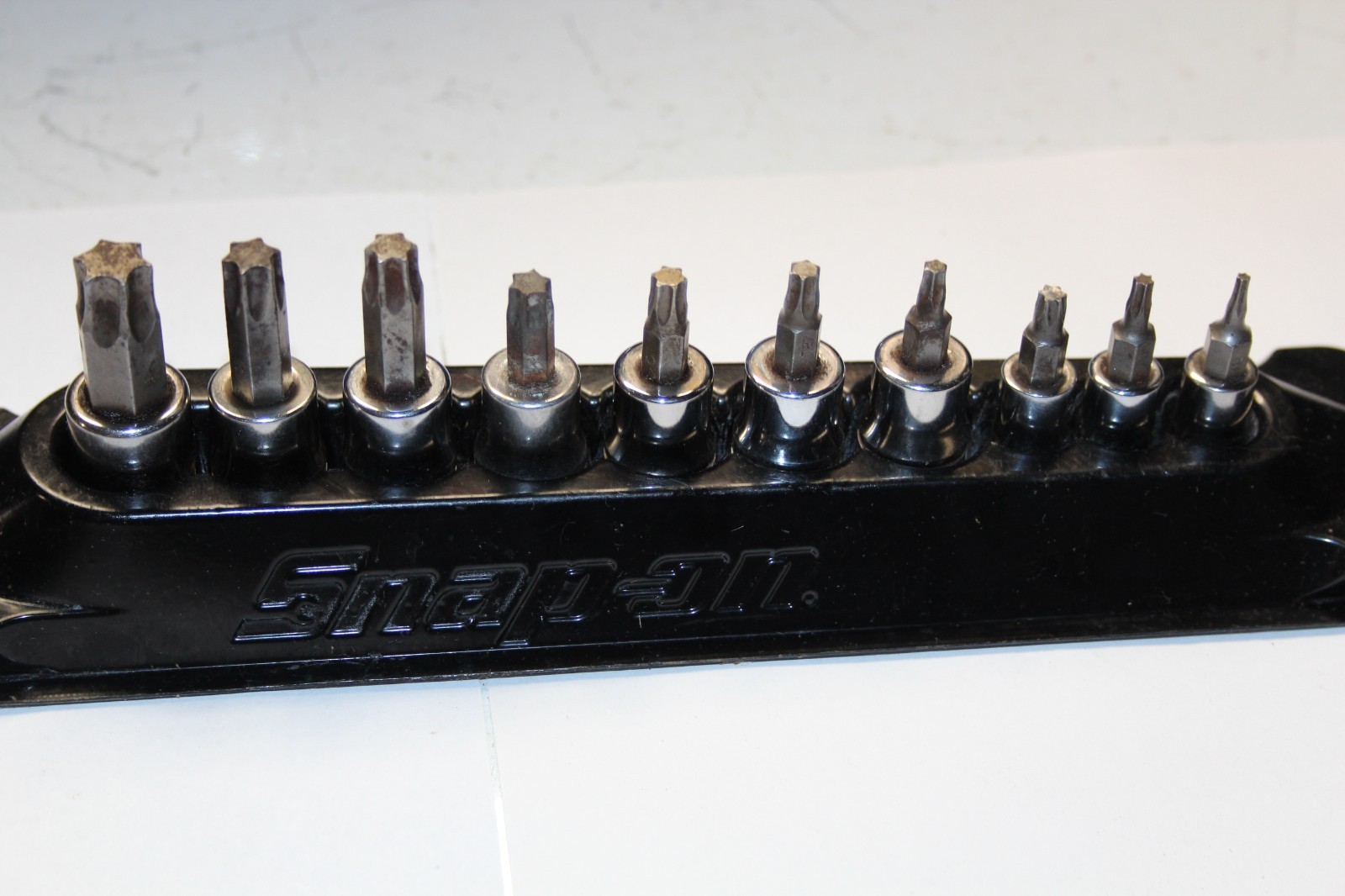 SNAP-ON TOOLS 10 pc Combination Drive TORX® Bit Standard Socket Set USA T55 T27