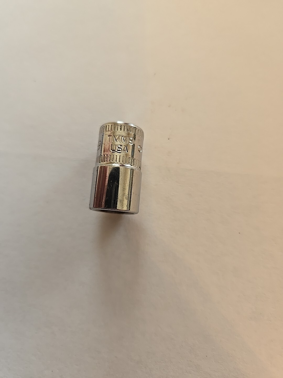 Snap On 1/4″ Drive 9MM 6PT Shallow Chrome Socket TMM9